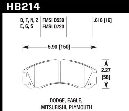 HAWK PERFORMANCE BRAKE PADS