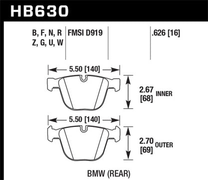 HAWK PERFORMANCE BRAKE PADS